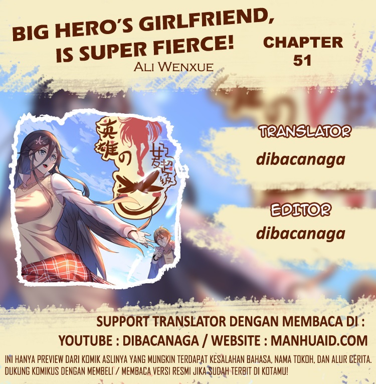 Baca Komik Big Hero’s Girlfriend is Super Fierce! Chapter 51 Gambar 1