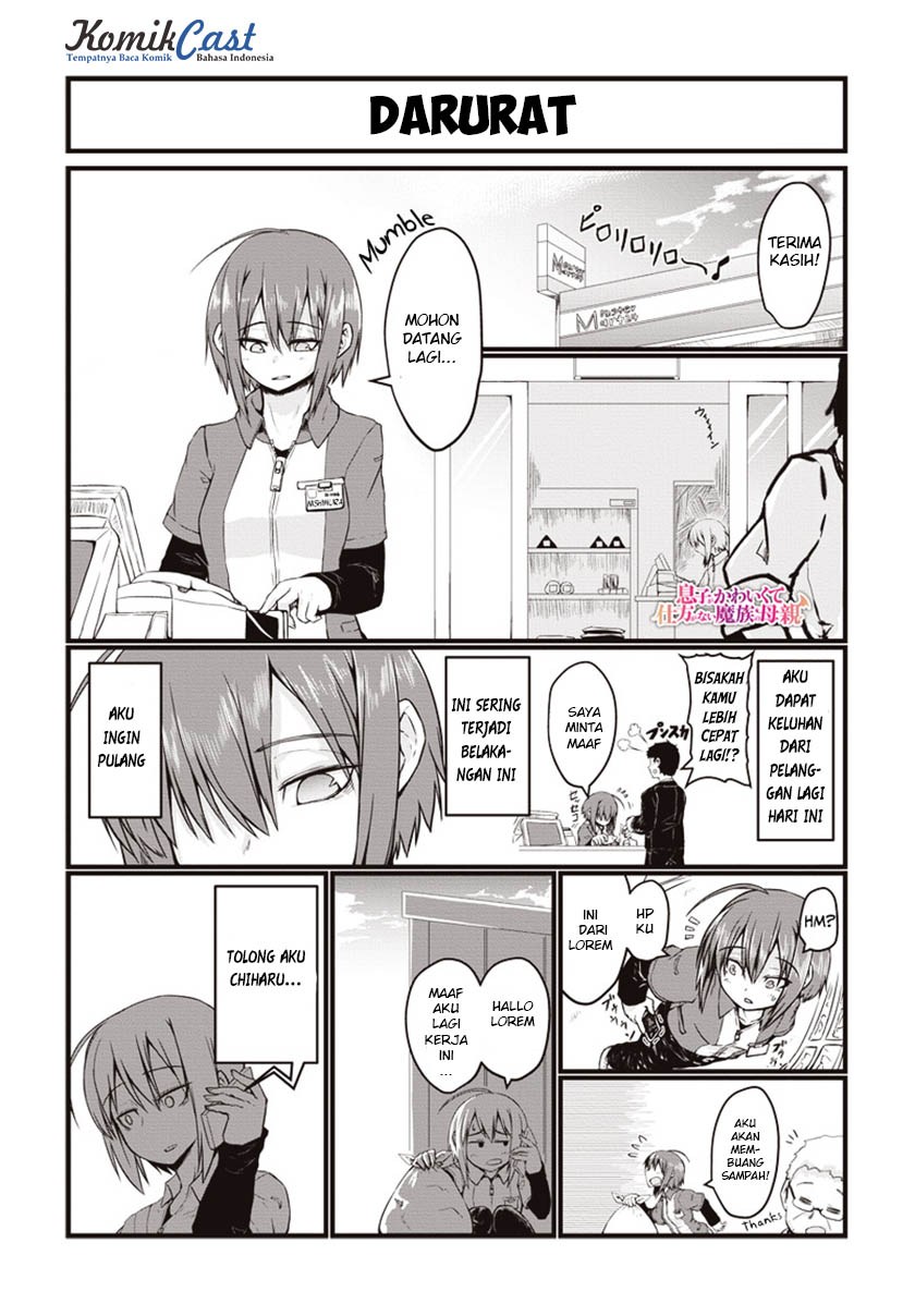 Musuko ga Kawaikute Shikataganai Mazoku no Hahaoya Chapter 16 Gambar 4