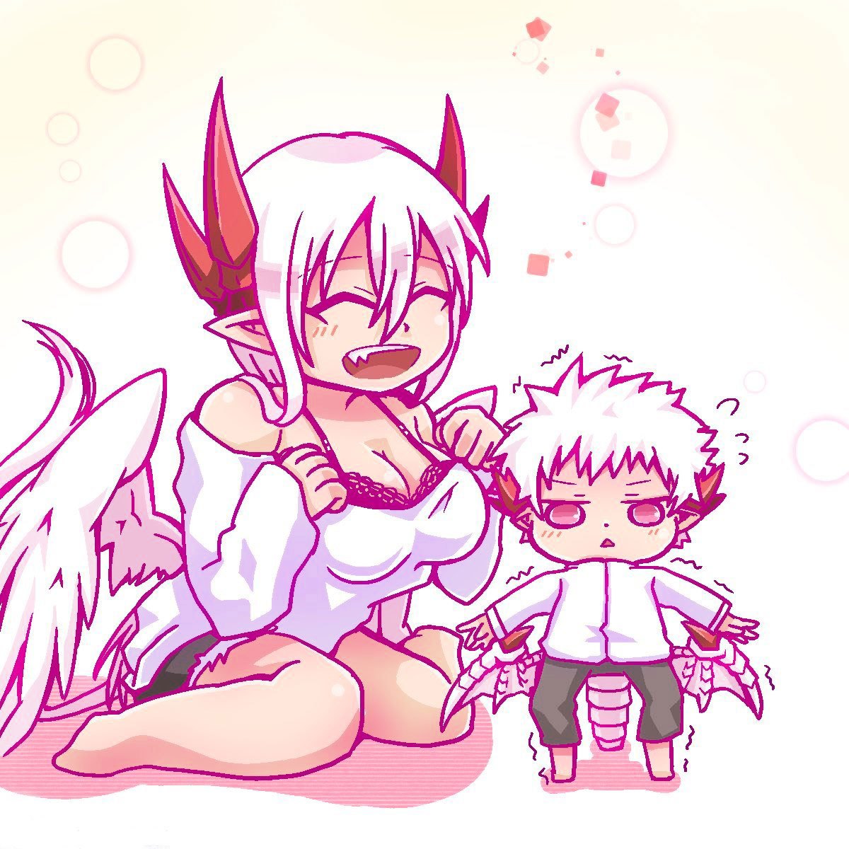 Musuko ga Kawaikute Shikataganai Mazoku no Hahaoya Chapter 02 Gambar 8