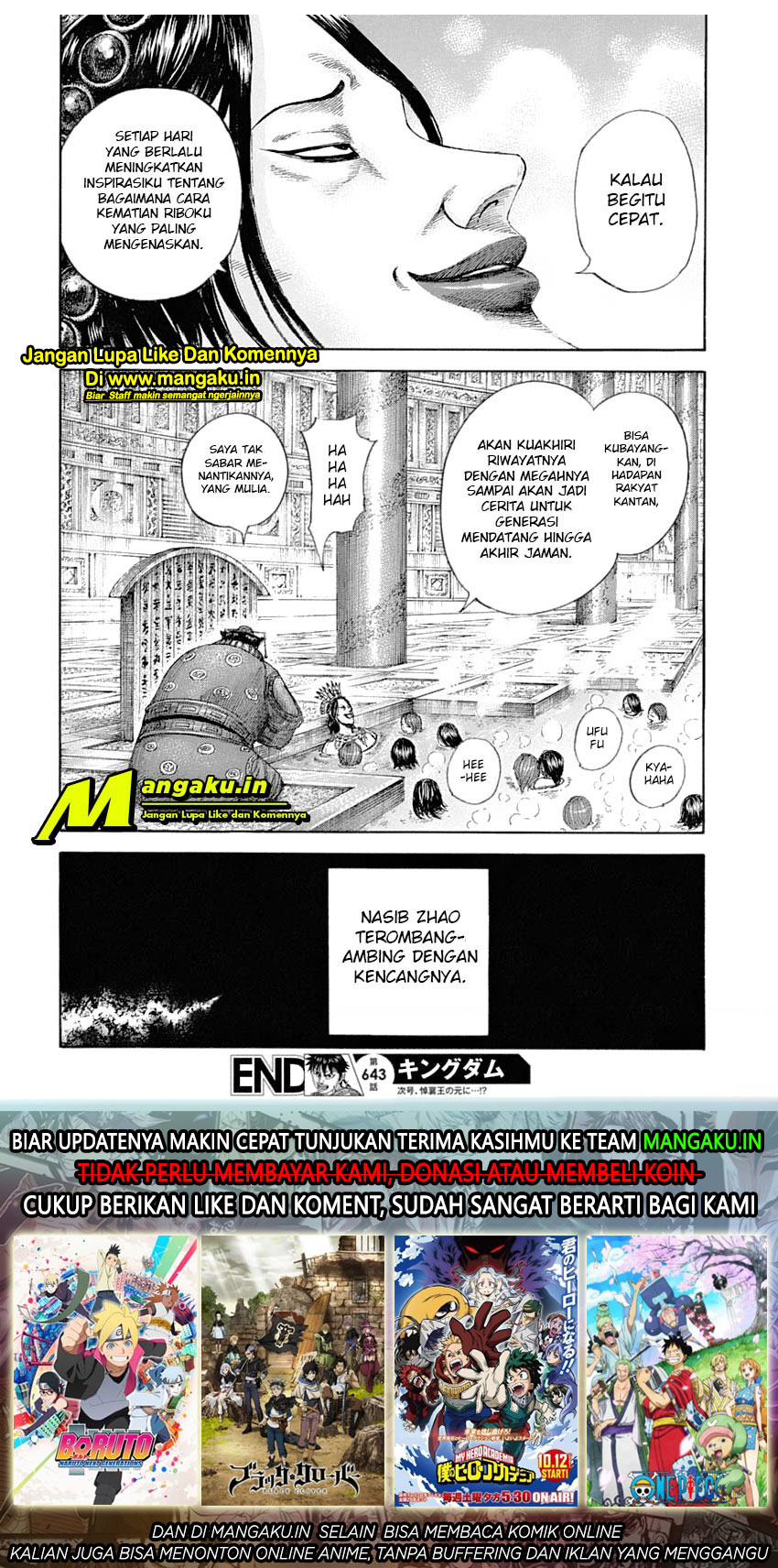 Kingdom Chapter 643 Gambar 19