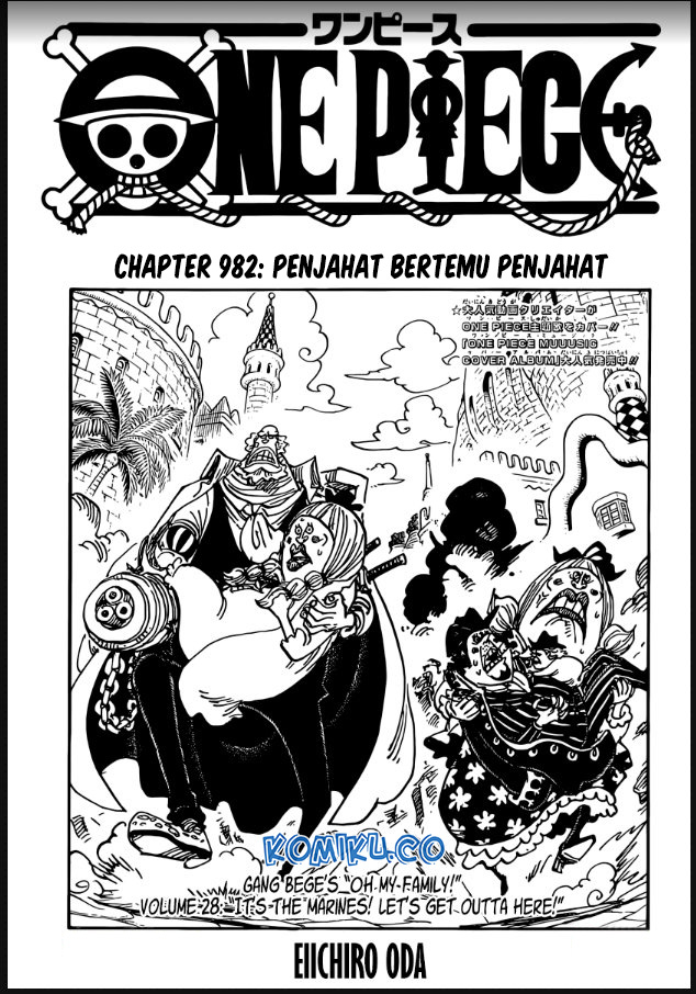 Baca Manga One Piece Chapter 982 Gambar 2