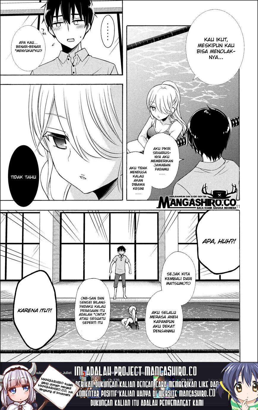 Watari-kun no xx ga Houkai Sunzen Chapter 50 Gambar 13