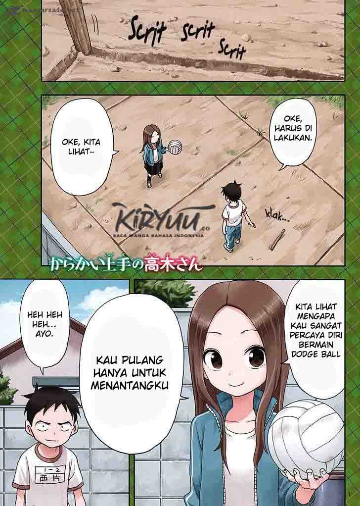 Karakai Jouzu no Takagi-san Chapter 75 Gambar 3
