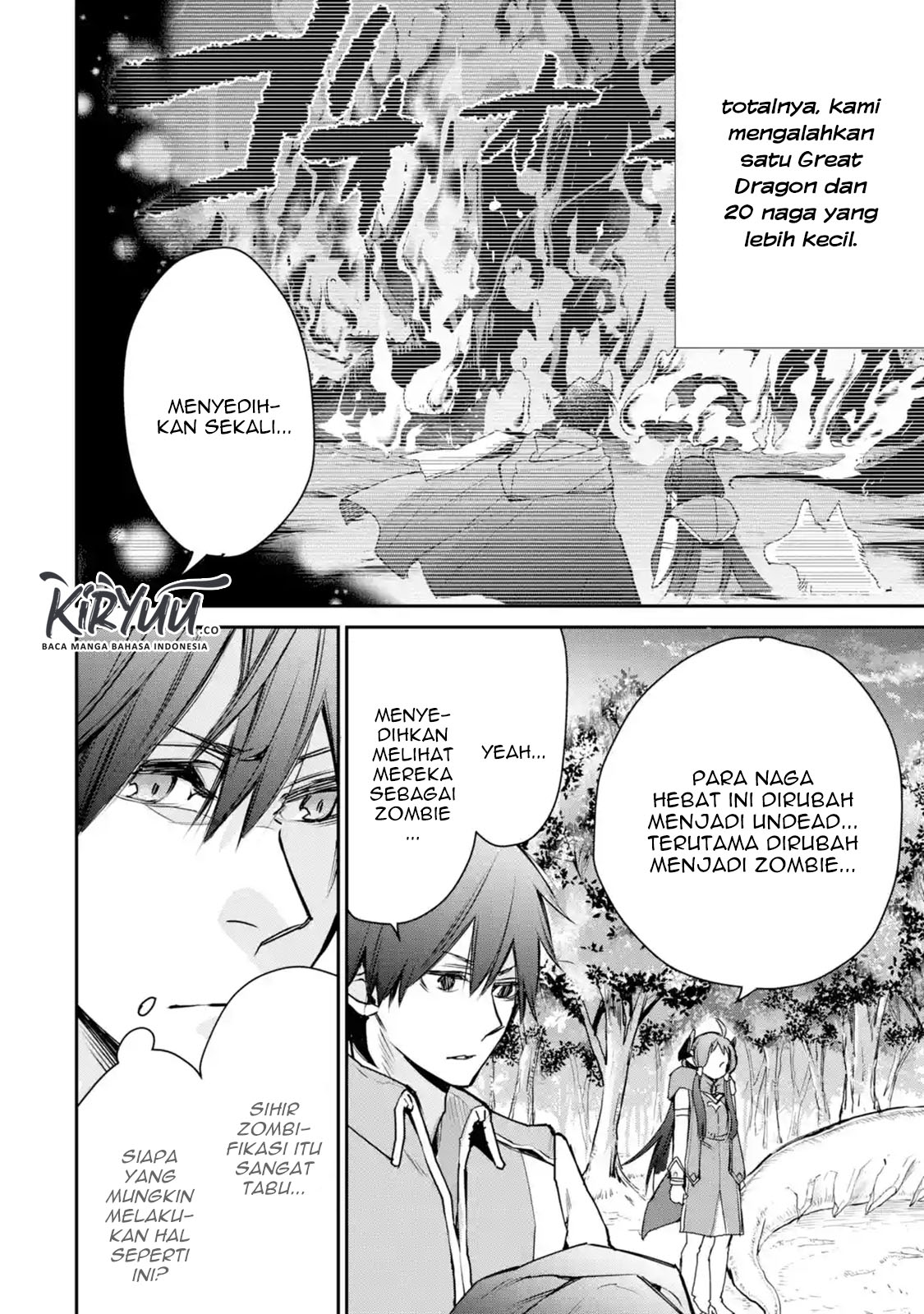 Saikyou no Madoshi. Hisa ni Ya wo Ukete Shimatta no de Inaka no Eihei ni Naru Chapter 13.1 Gambar 4