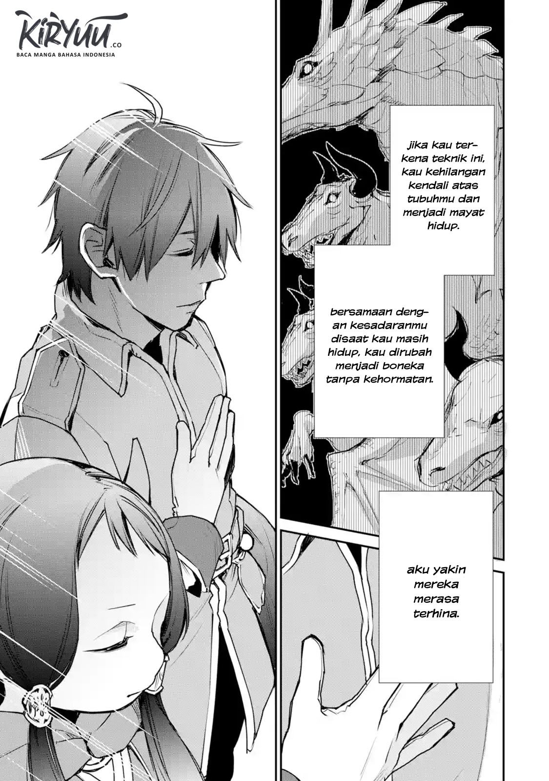 Saikyou no Madoshi. Hisa ni Ya wo Ukete Shimatta no de Inaka no Eihei ni Naru Chapter 13.1 Gambar 5