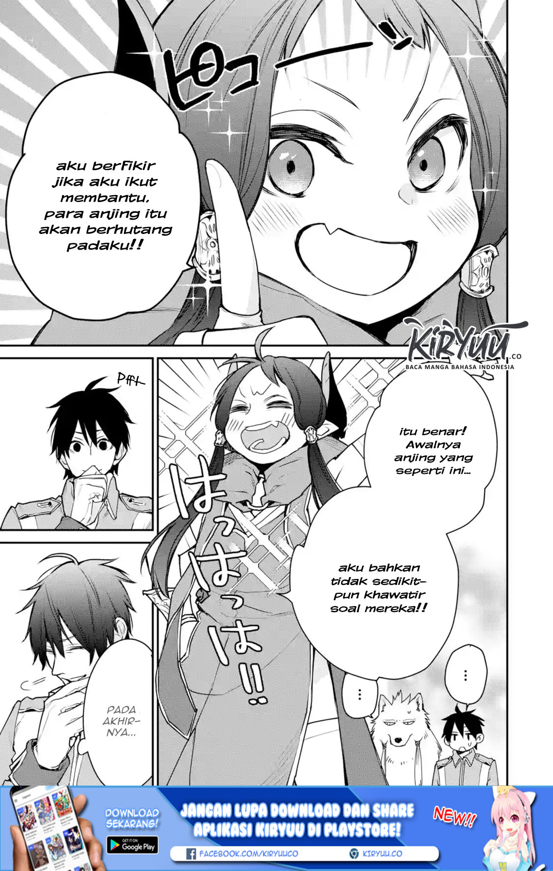 Saikyou no Madoshi. Hisa ni Ya wo Ukete Shimatta no de Inaka no Eihei ni Naru Chapter 13.1 Gambar 7