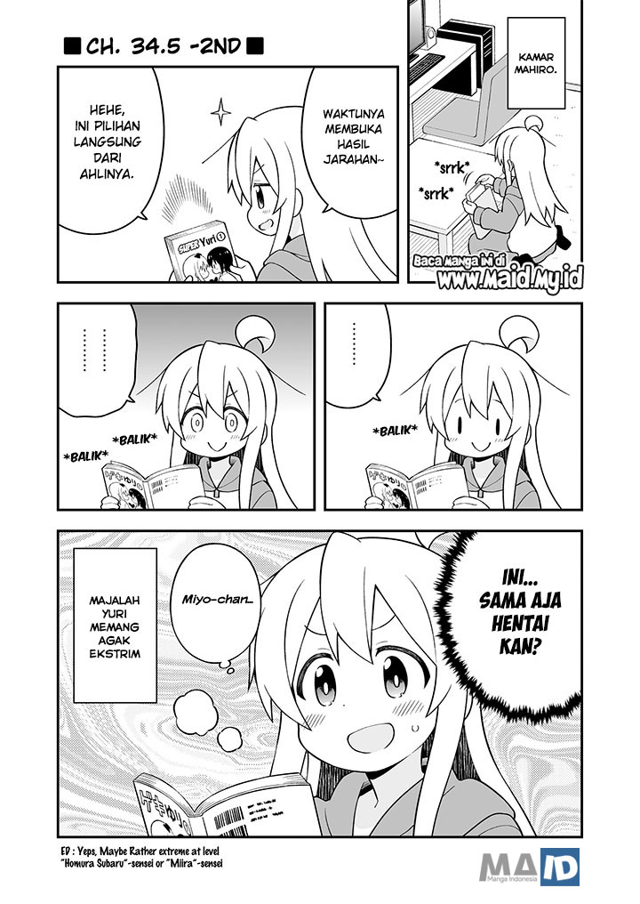 Onii-chan wa Oshimai Chapter 37.5 Gambar 10