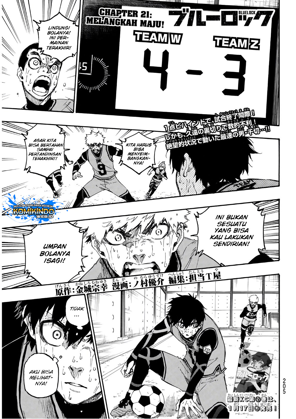Baca Blue Lock Chapter 21 Gambar 2