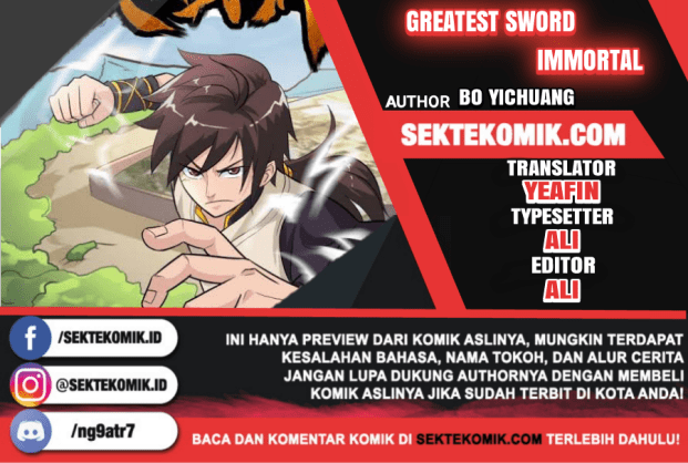 Baca Komik Greatest Sword Immortal Chapter 33.2 Gambar 1