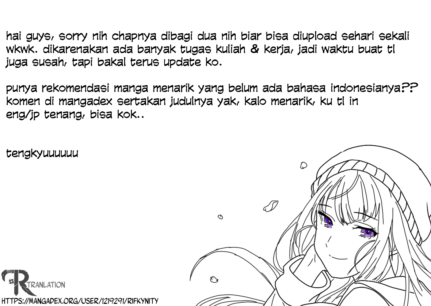 Milady Just Wants to Relax Chapter 05.1 Gambar 15