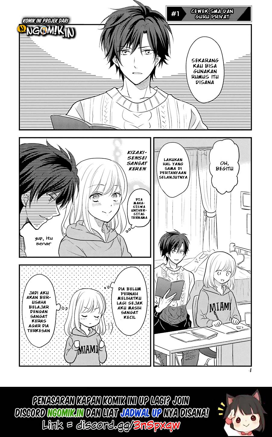 Baca Manga A High School Girl and a Private Teacher Chapter 1 Gambar 2