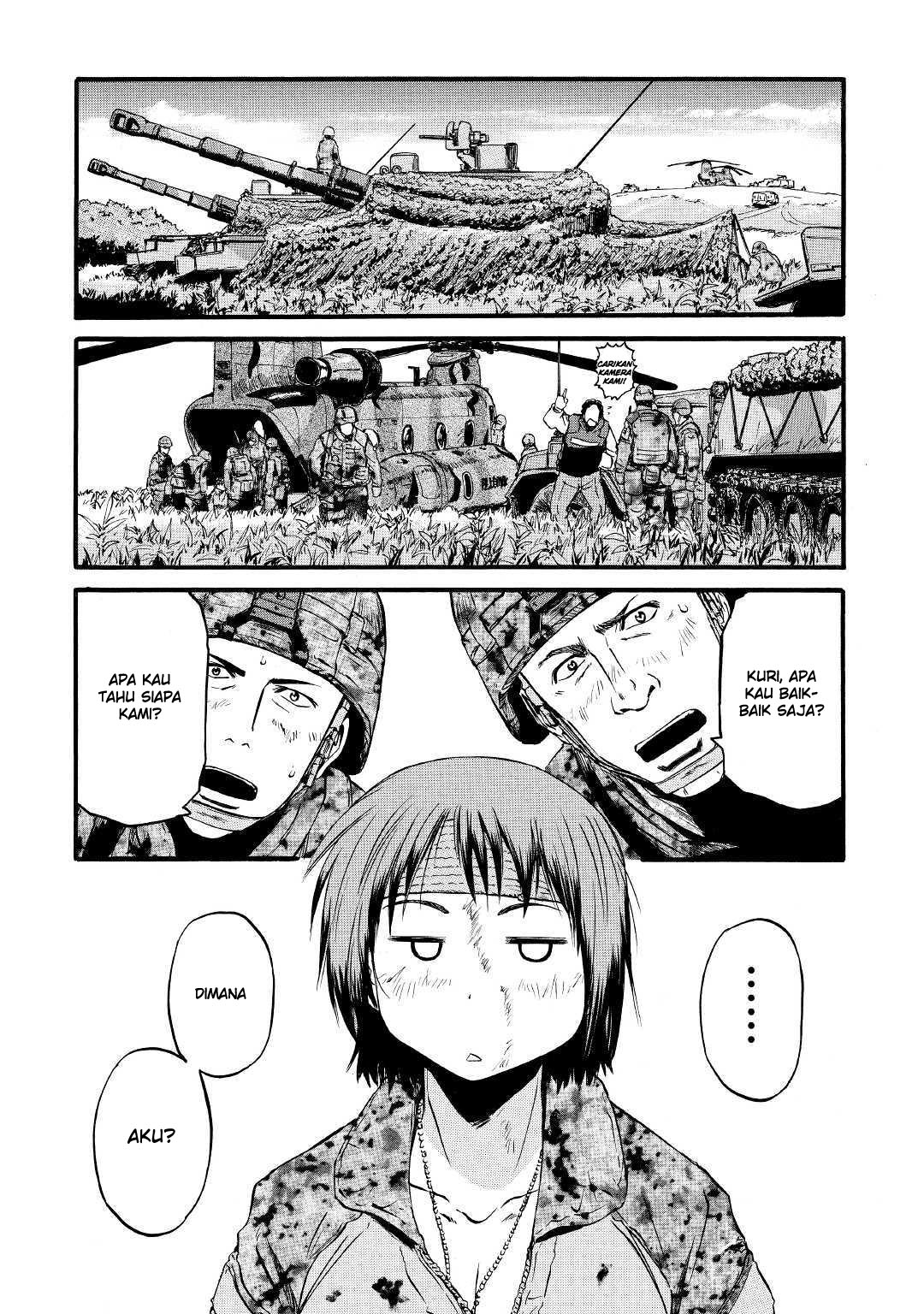 Gate – Jietai Kare no Chi nite Kaku Tatakeri Chapter 88 Gambar 31