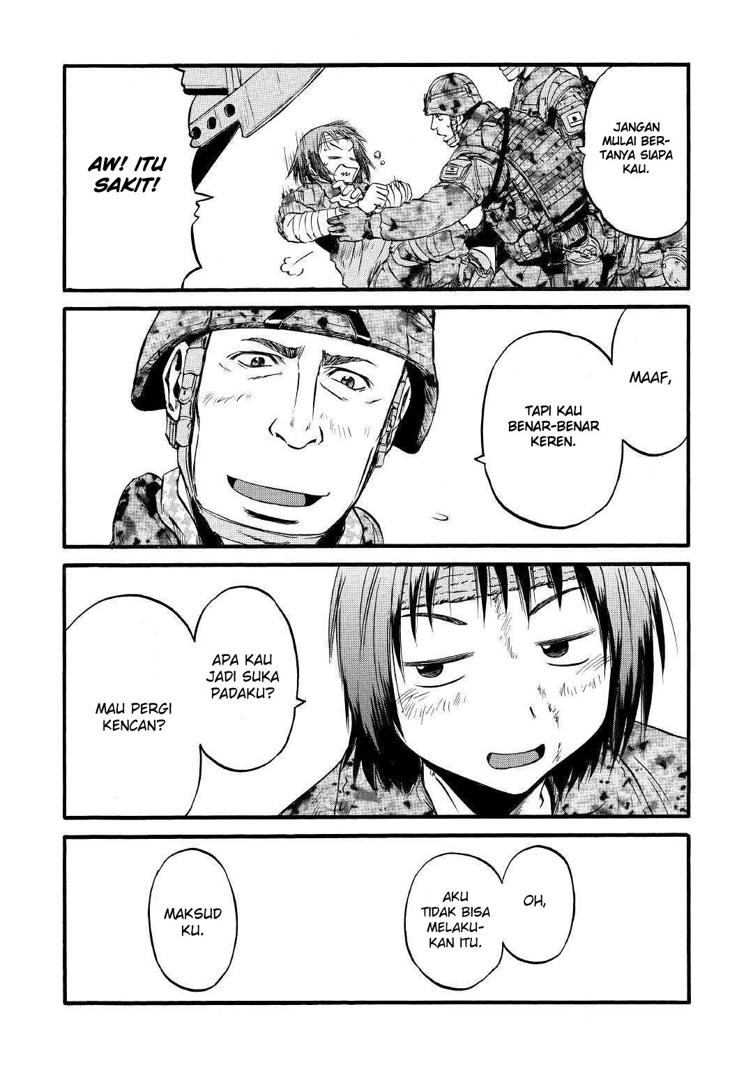 Gate – Jietai Kare no Chi nite Kaku Tatakeri Chapter 88 Gambar 32