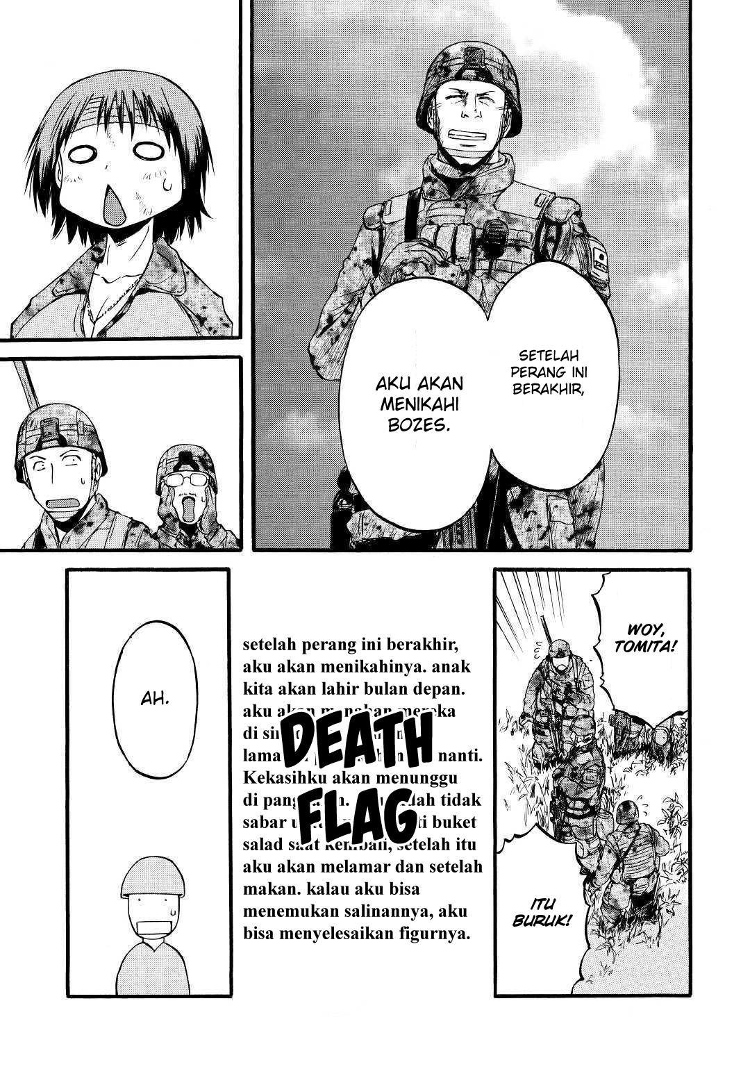 Gate – Jietai Kare no Chi nite Kaku Tatakeri Chapter 88 Gambar 33