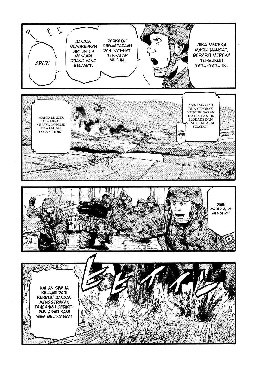 Gate – Jietai Kare no Chi nite Kaku Tatakeri Chapter 87 Gambar 14