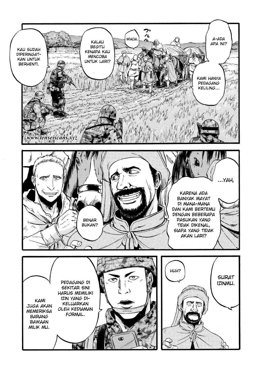 Gate – Jietai Kare no Chi nite Kaku Tatakeri Chapter 87 Gambar 15