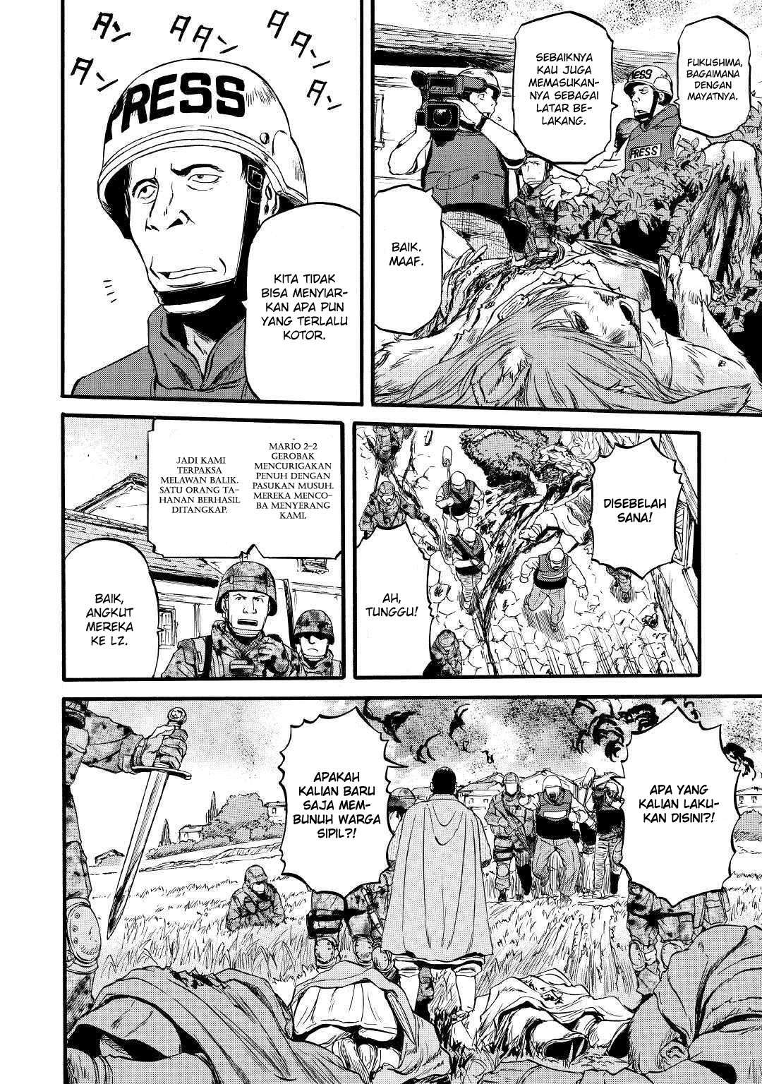 Gate – Jietai Kare no Chi nite Kaku Tatakeri Chapter 87 Gambar 18