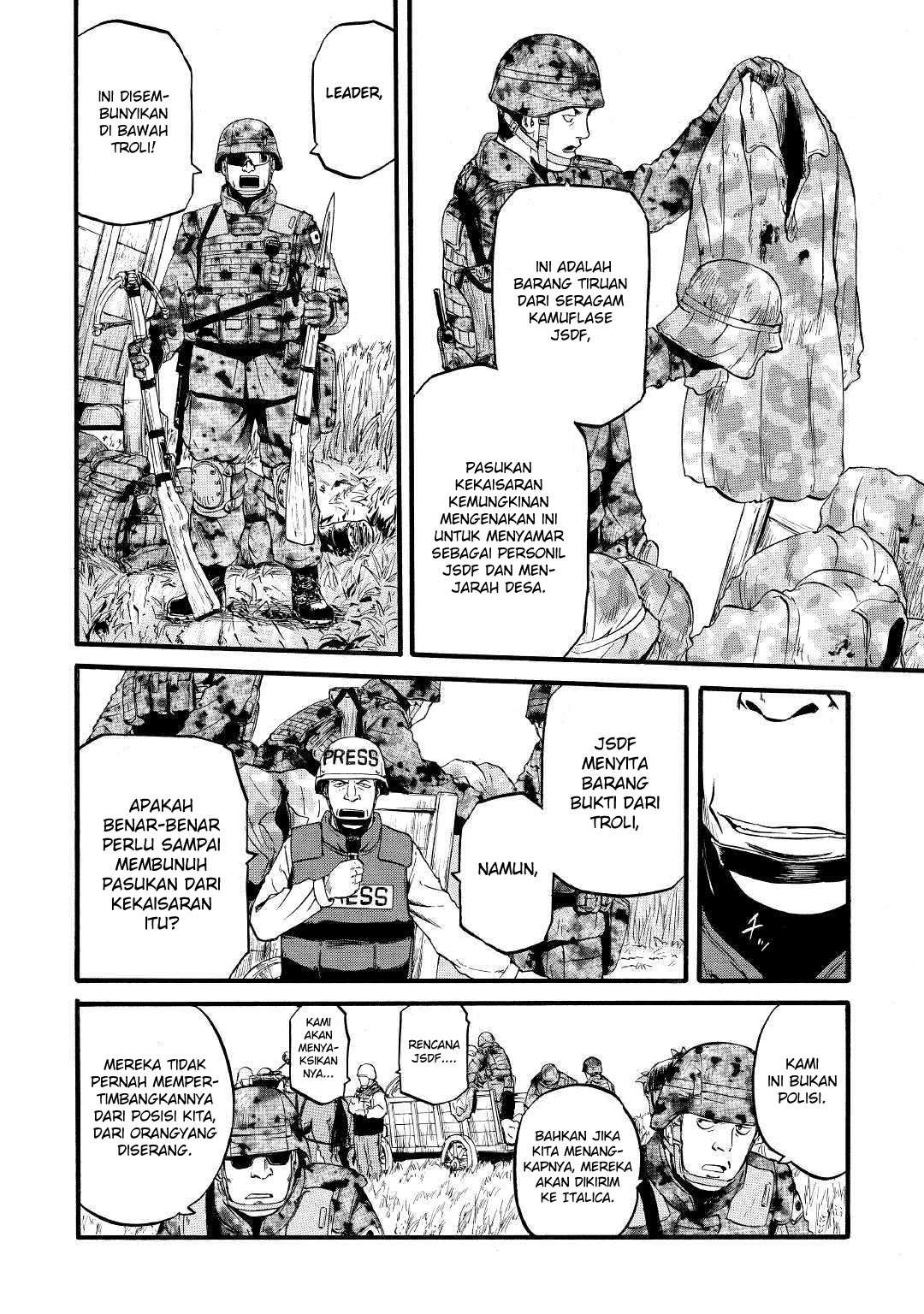 Gate – Jietai Kare no Chi nite Kaku Tatakeri Chapter 87 Gambar 20