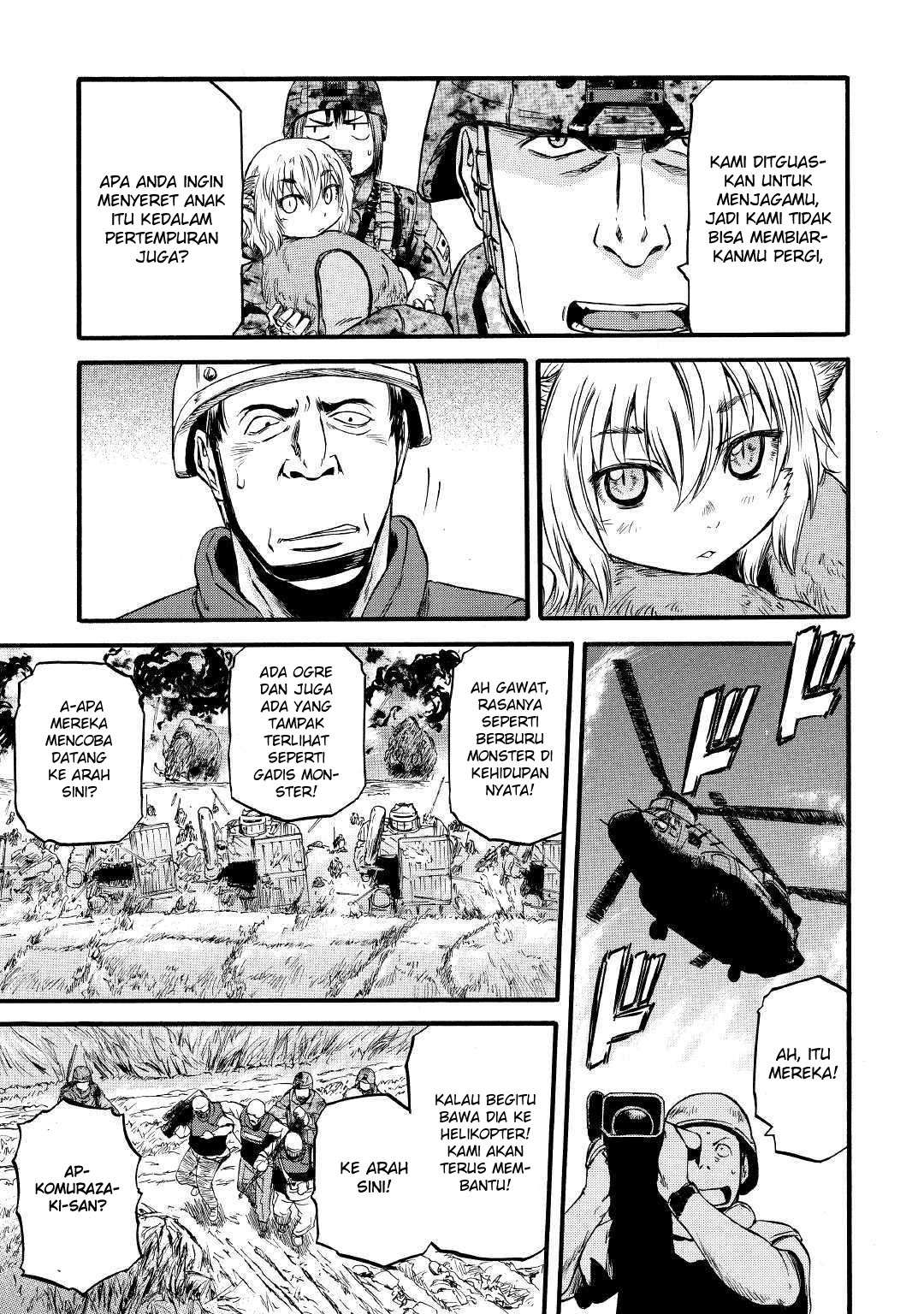 Gate – Jietai Kare no Chi nite Kaku Tatakeri Chapter 87 Gambar 27