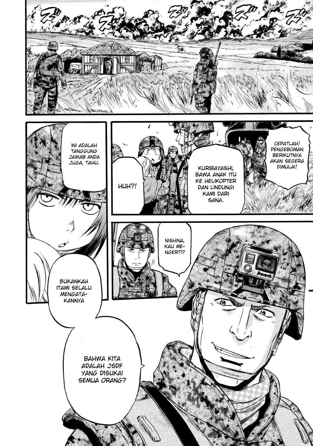 Gate – Jietai Kare no Chi nite Kaku Tatakeri Chapter 87 Gambar 30