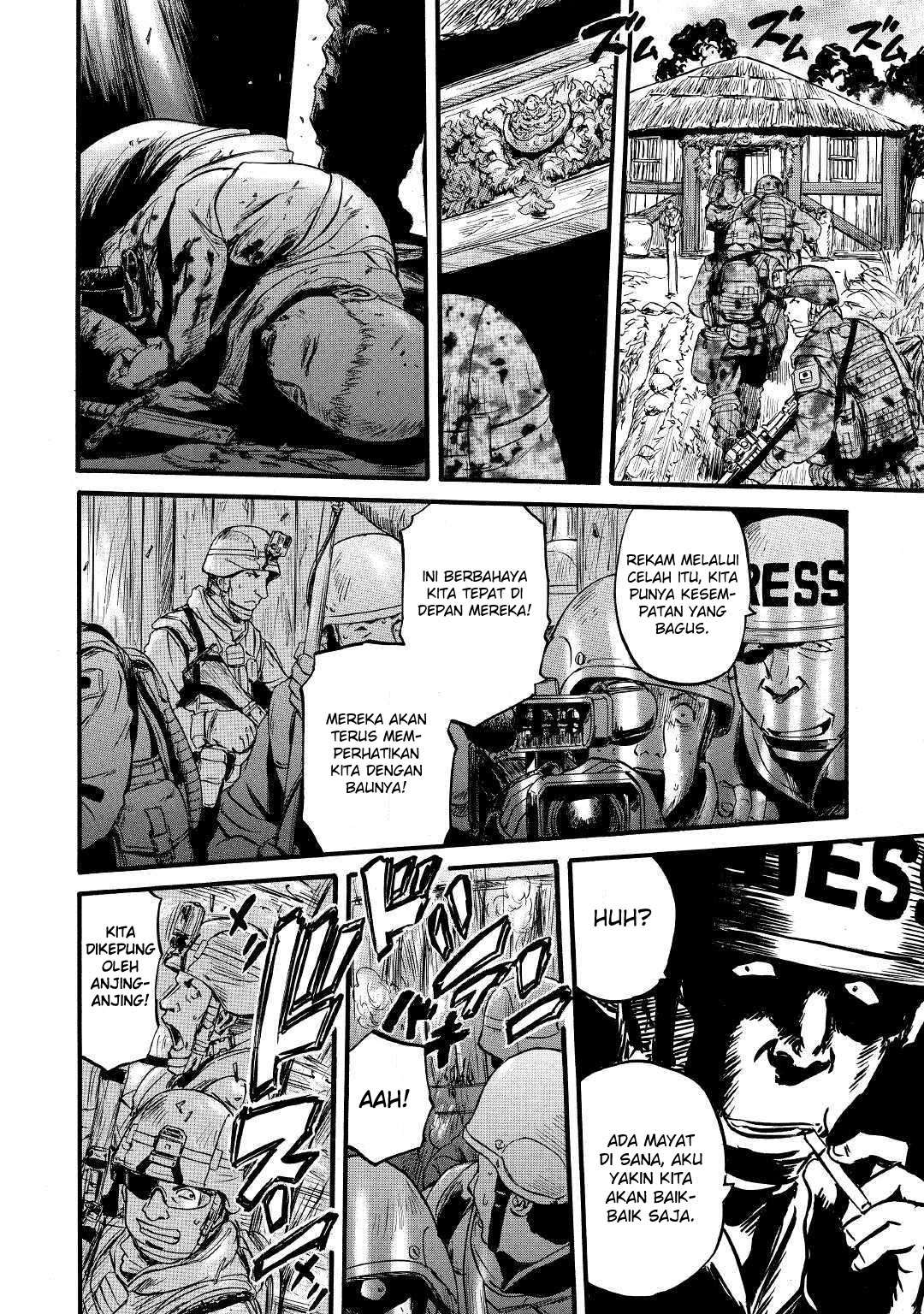 Gate – Jietai Kare no Chi nite Kaku Tatakeri Chapter 87 Gambar 32