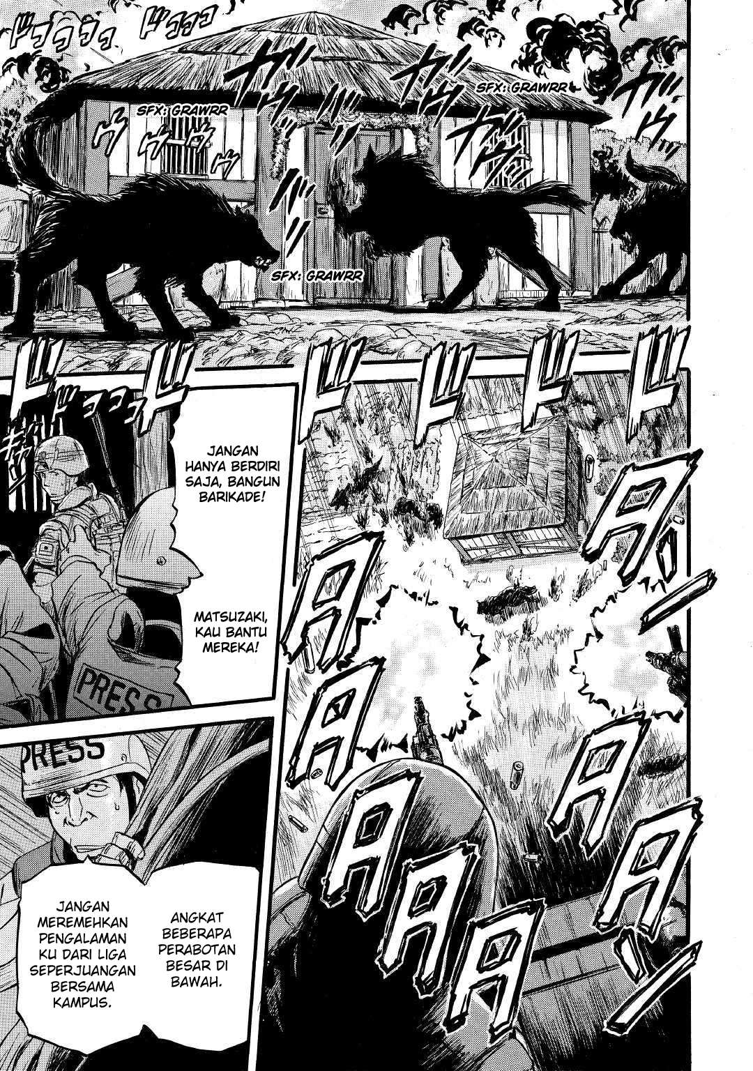 Gate – Jietai Kare no Chi nite Kaku Tatakeri Chapter 87 Gambar 33