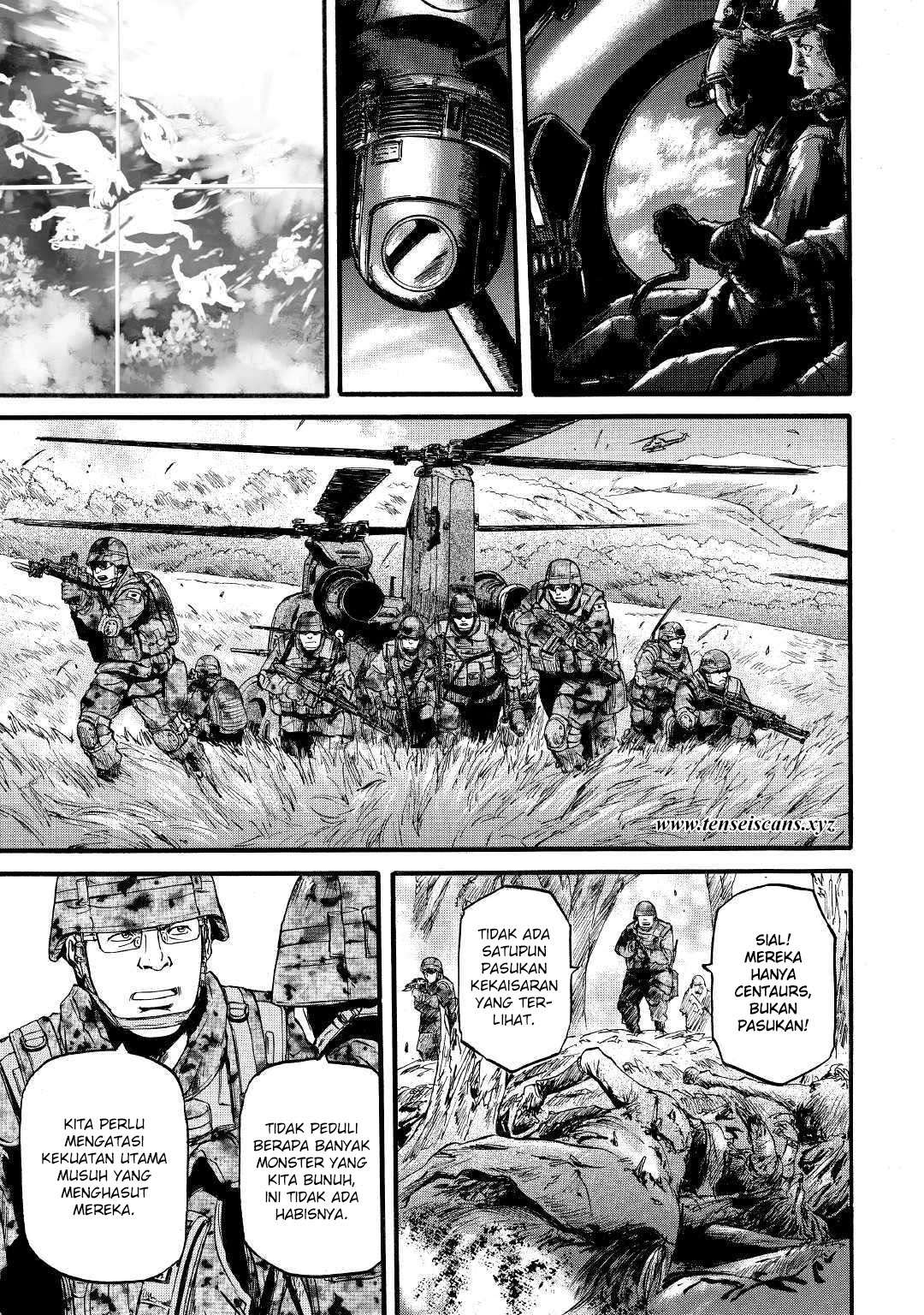 Gate – Jietai Kare no Chi nite Kaku Tatakeri Chapter 87 Gambar 5