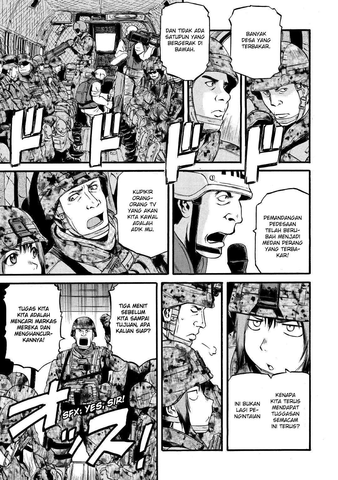 Gate – Jietai Kare no Chi nite Kaku Tatakeri Chapter 87 Gambar 9