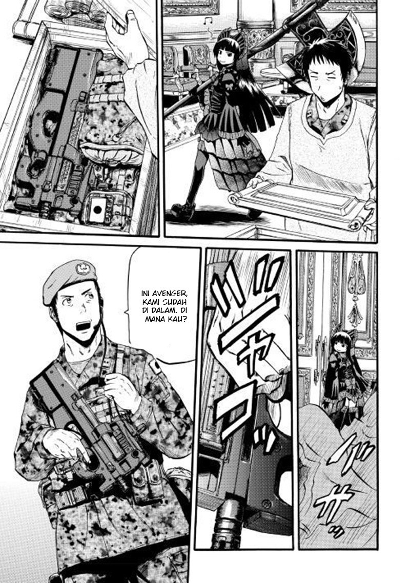 Gate – Jietai Kare no Chi nite Kaku Tatakeri Chapter 84 Gambar 9