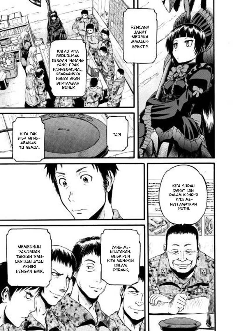 Gate – Jietai Kare no Chi nite Kaku Tatakeri Chapter 83 Gambar 11