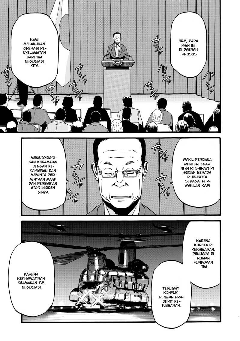 Gate – Jietai Kare no Chi nite Kaku Tatakeri Chapter 81 Gambar 4