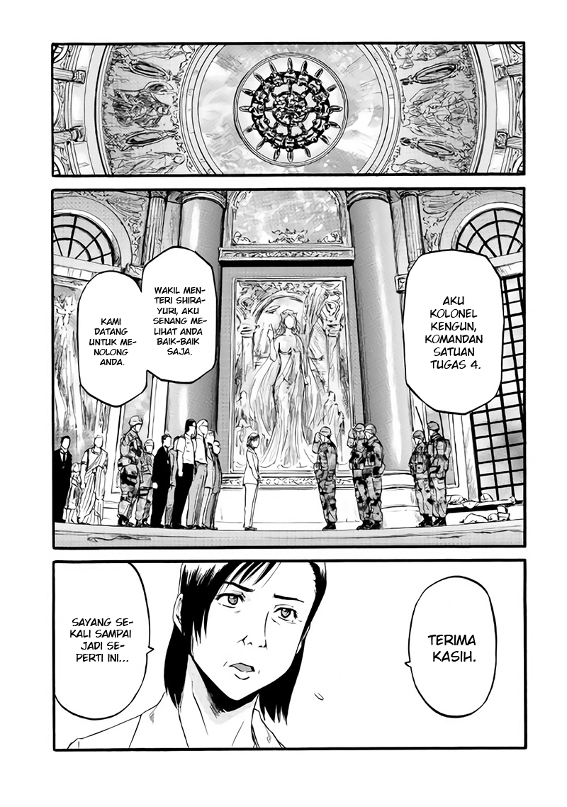 Gate – Jietai Kare no Chi nite Kaku Tatakeri Chapter 78 Gambar 23