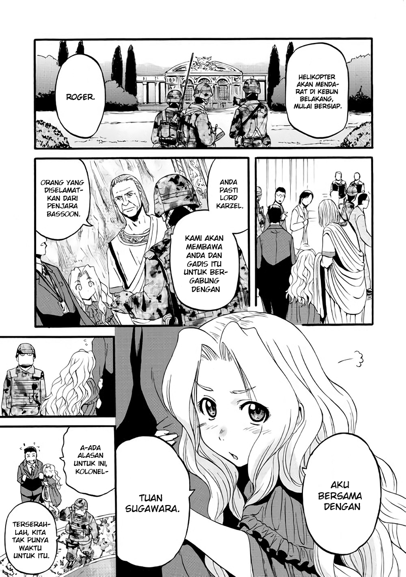 Gate – Jietai Kare no Chi nite Kaku Tatakeri Chapter 78 Gambar 24