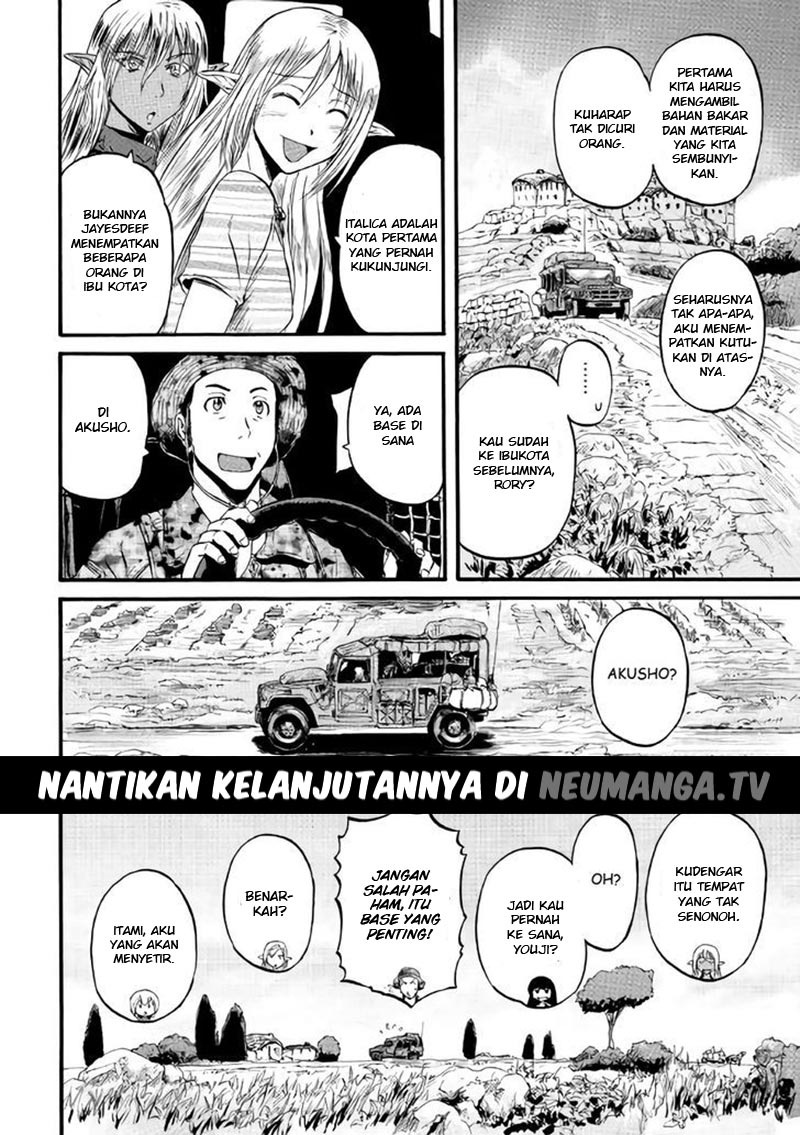 Gate – Jietai Kare no Chi nite Kaku Tatakeri Chapter 69 Gambar 33