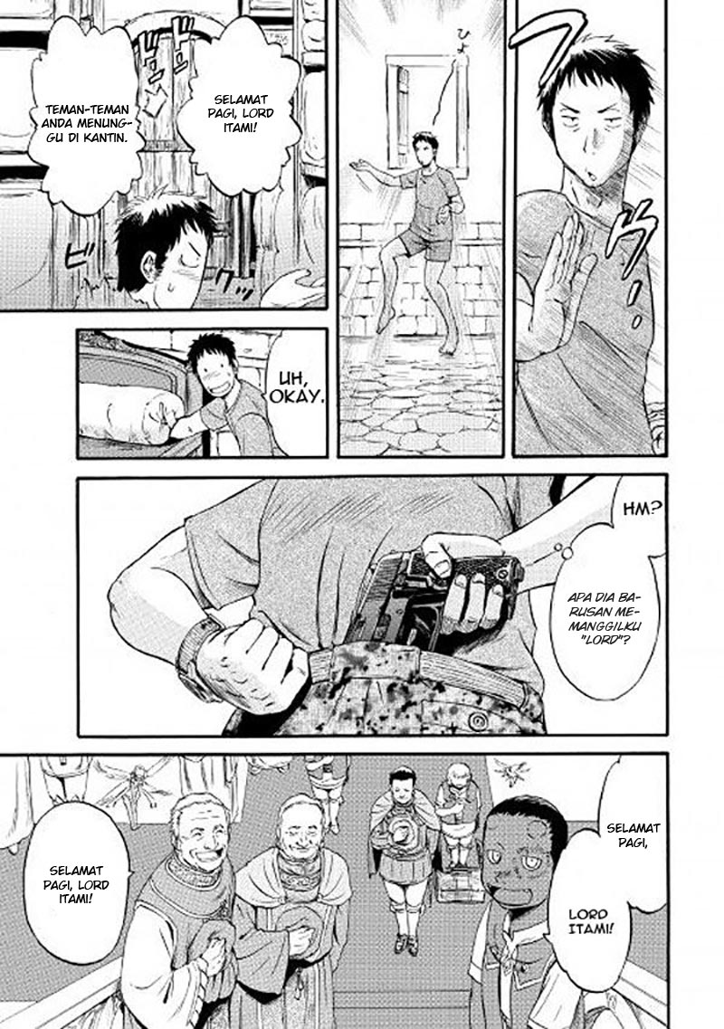 Gate – Jietai Kare no Chi nite Kaku Tatakeri Chapter 62 Gambar 6