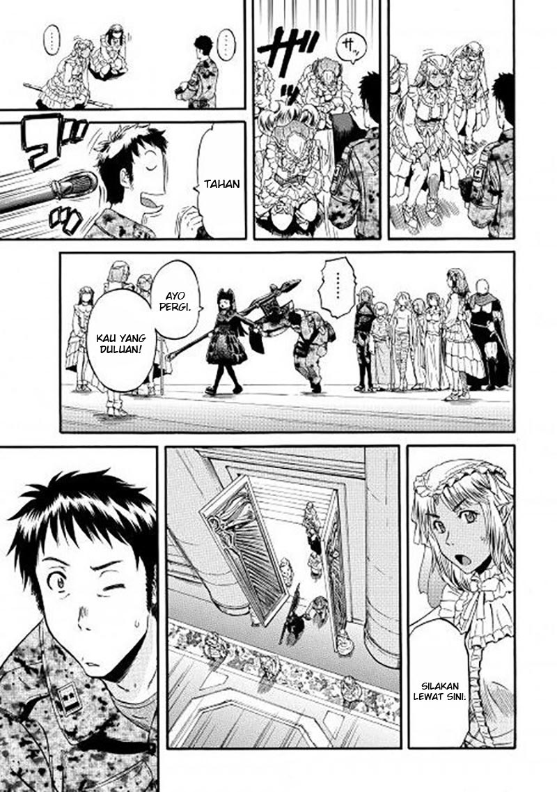 Gate – Jietai Kare no Chi nite Kaku Tatakeri Chapter 57 Gambar 19