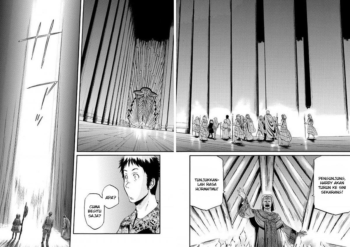 Gate – Jietai Kare no Chi nite Kaku Tatakeri Chapter 57 Gambar 23