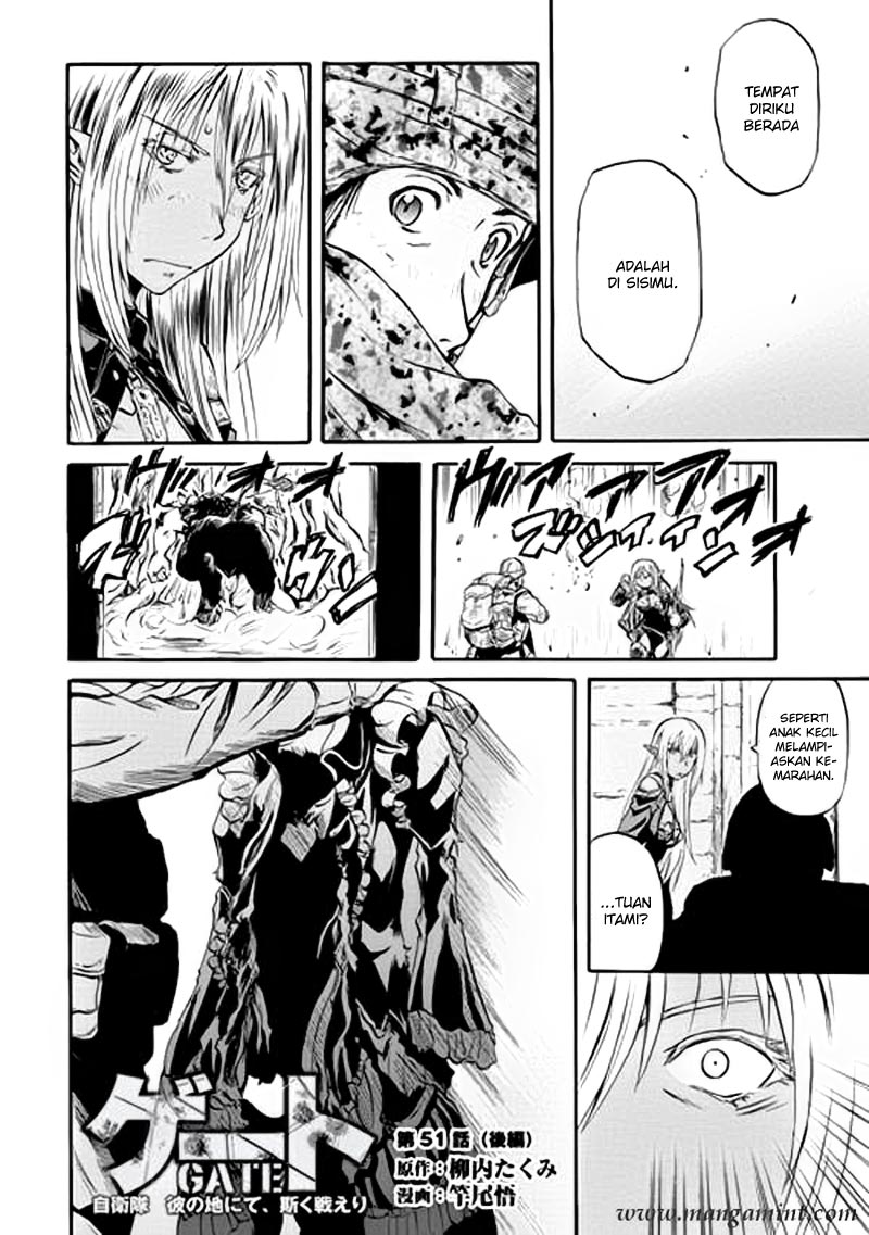 Baca Gate – Jietai Kare no Chi nite Kaku Tatakeri Chapter 52 Gambar 2