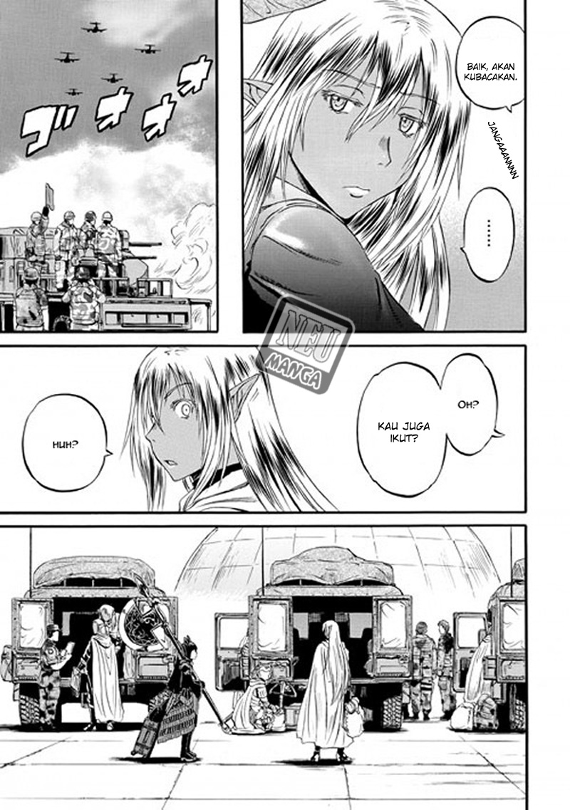 Gate – Jietai Kare no Chi nite Kaku Tatakeri Chapter 49 Gambar 20