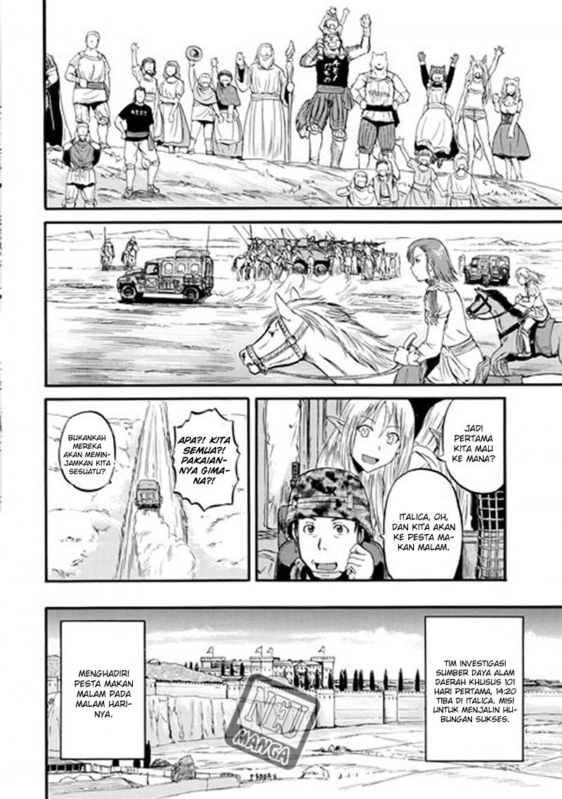 Gate – Jietai Kare no Chi nite Kaku Tatakeri Chapter 49 Gambar 25