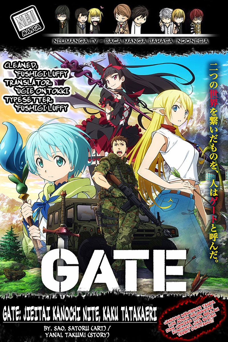 Baca Komik Gate – Jietai Kare no Chi nite Kaku Tatakeri Chapter 35 Gambar 1
