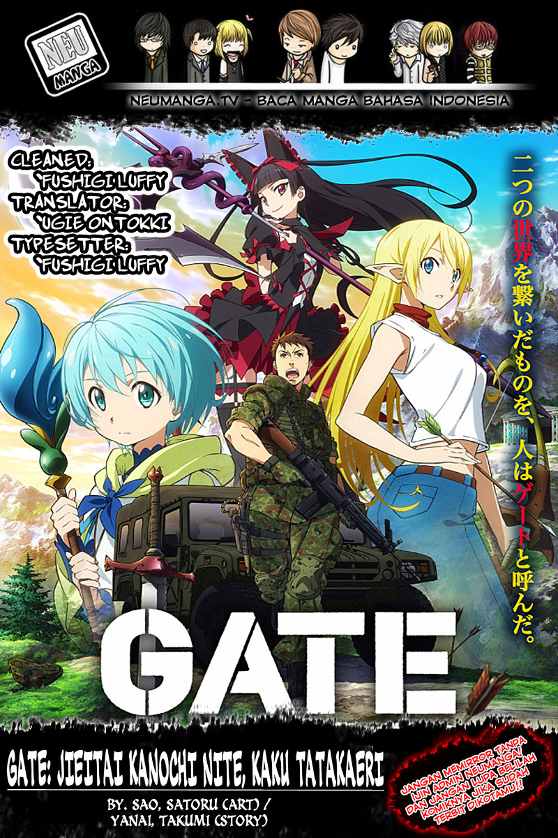 Baca Komik Gate – Jietai Kare no Chi nite Kaku Tatakeri Chapter 31 Gambar 1