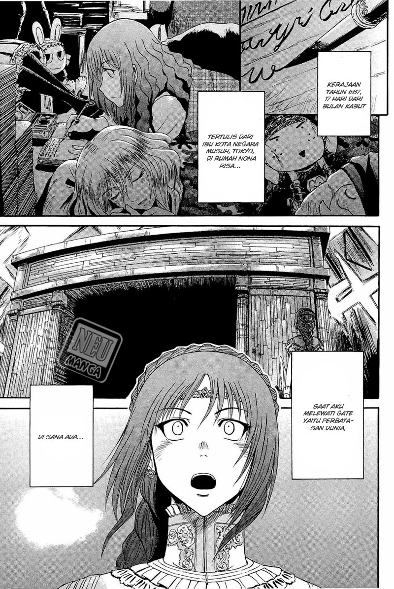 Baca Gate – Jietai Kare no Chi nite Kaku Tatakeri Chapter 17 Gambar 2