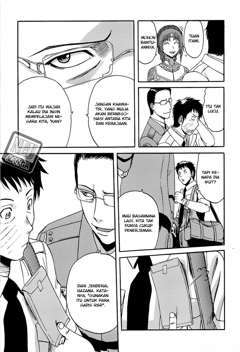 Gate – Jietai Kare no Chi nite Kaku Tatakeri Chapter 16 Gambar 22