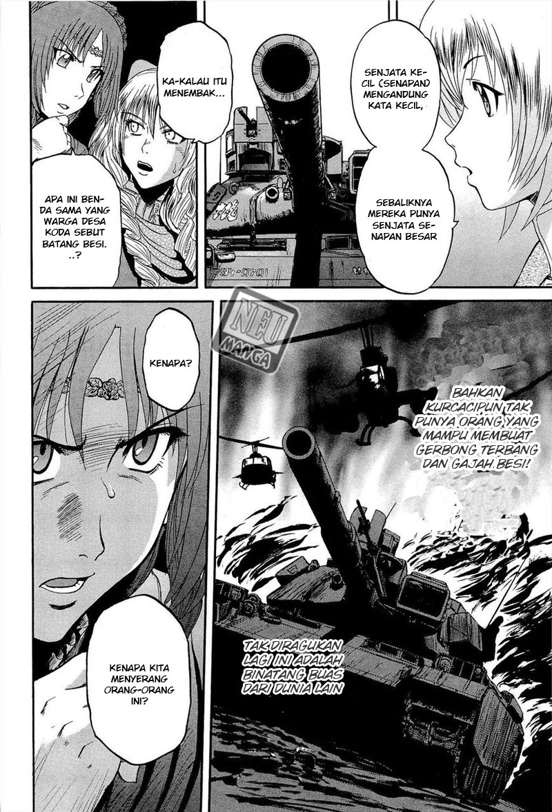 Gate – Jietai Kare no Chi nite Kaku Tatakeri Chapter 15 Gambar 15