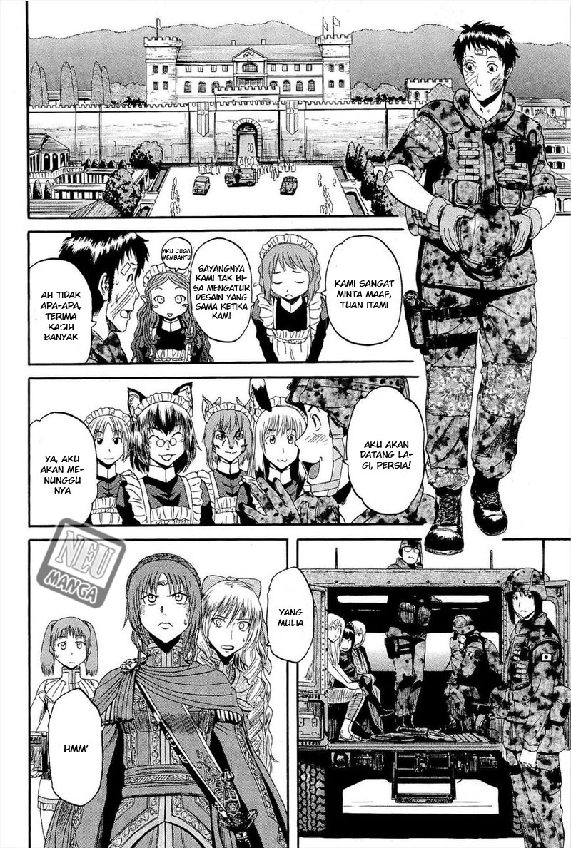 Gate – Jietai Kare no Chi nite Kaku Tatakeri Chapter 15 Gambar 4