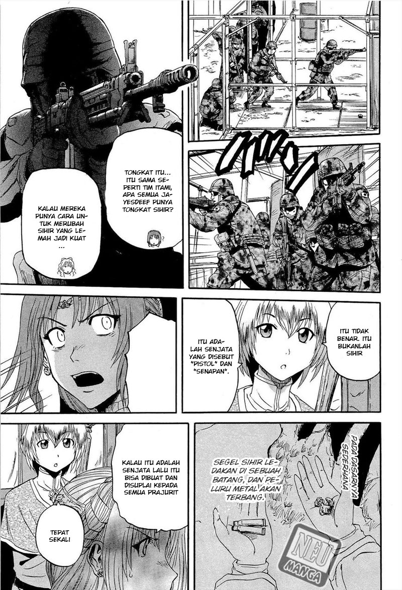 Gate – Jietai Kare no Chi nite Kaku Tatakeri Chapter 15 Gambar 9