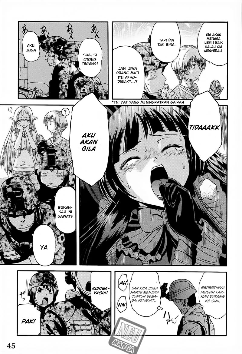 Gate – Jietai Kare no Chi nite Kaku Tatakeri Chapter 11 Gambar 16