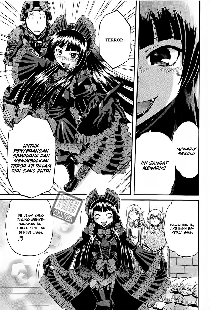 Gate – Jietai Kare no Chi nite Kaku Tatakeri Chapter 10 Gambar 13