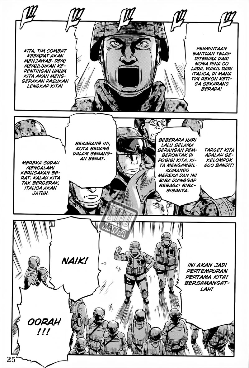 Gate – Jietai Kare no Chi nite Kaku Tatakeri Chapter 10 Gambar 24